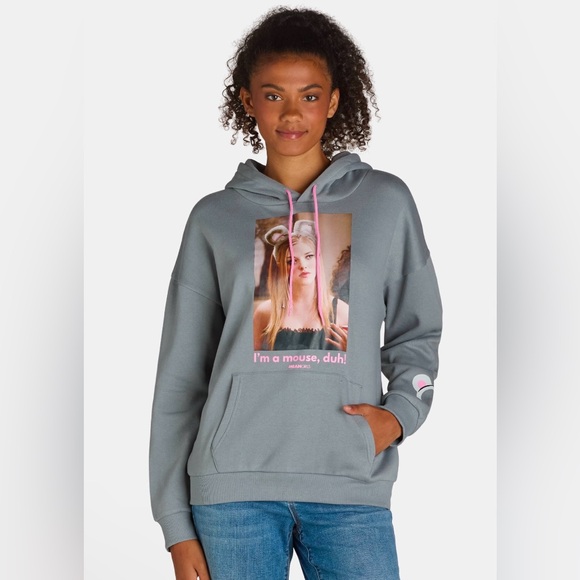 NWT Mean Girls ‘I’m a mouse’ cozy hoodie - Picture 5 of 5